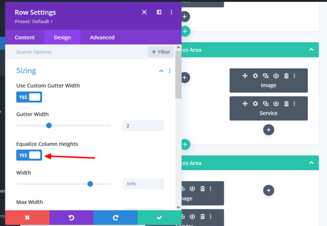 Vertically Align Content in Divi Theme Module How